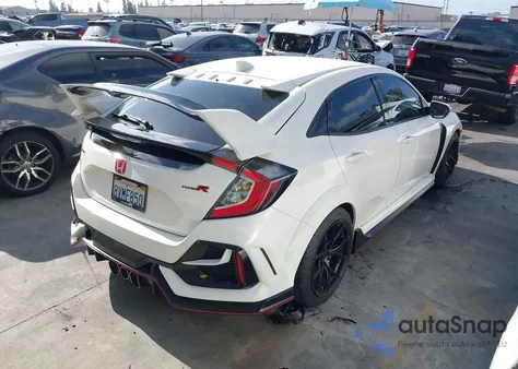 2021 Honda Civic Type R Touring z USA, uszkodzony, nr VIN SHHFK8G75MU201985